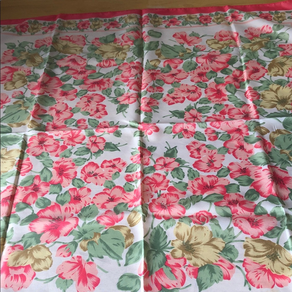 Floral Spring Patterned Scarf - image 1
